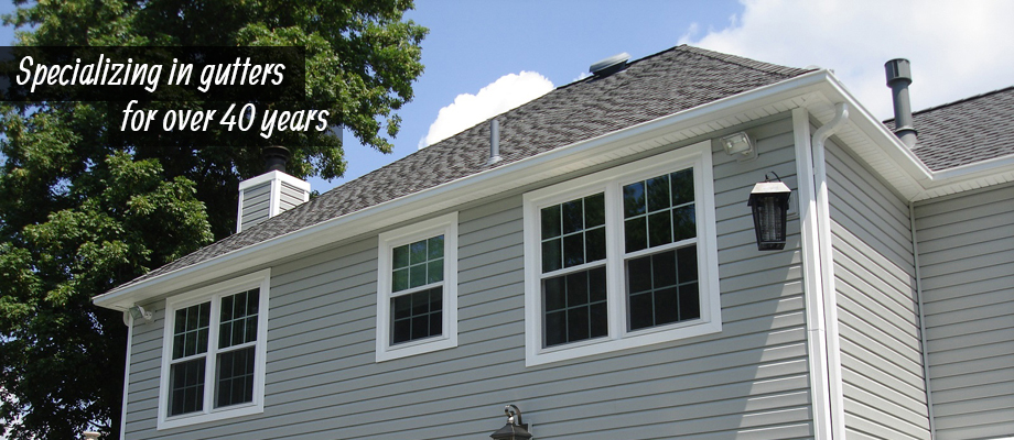 Beautiful Gutters on a house
